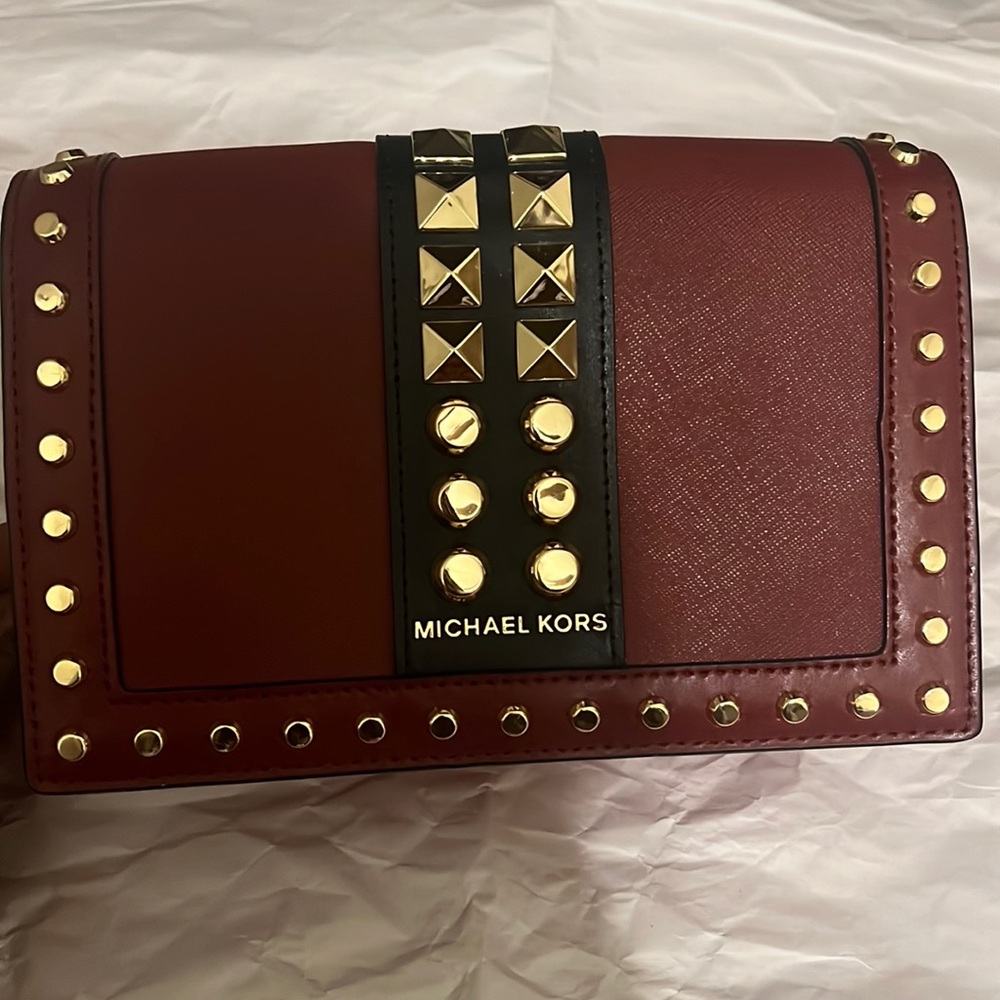Red Michael Kors bag